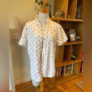 White California Cowboy size L surf shirt